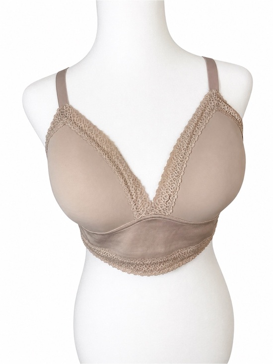 Maidenform Other - Maiden form Seamless Lace-Trim Wireless Bralette in Taupe-xl